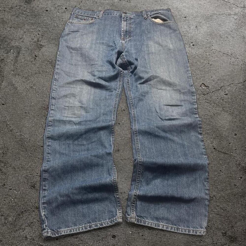 Tommy-hilfiger Men's Blue and Navy Jeans